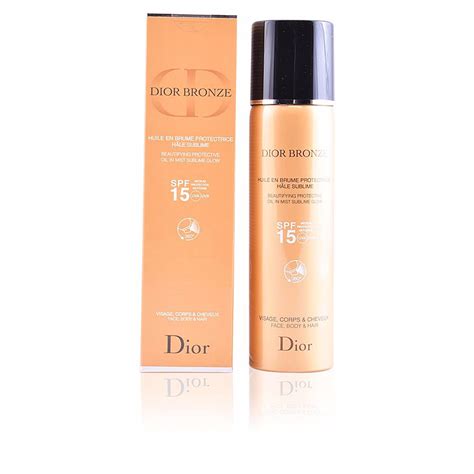 dior bronze oil spf 15|Dior solar escape essentials.